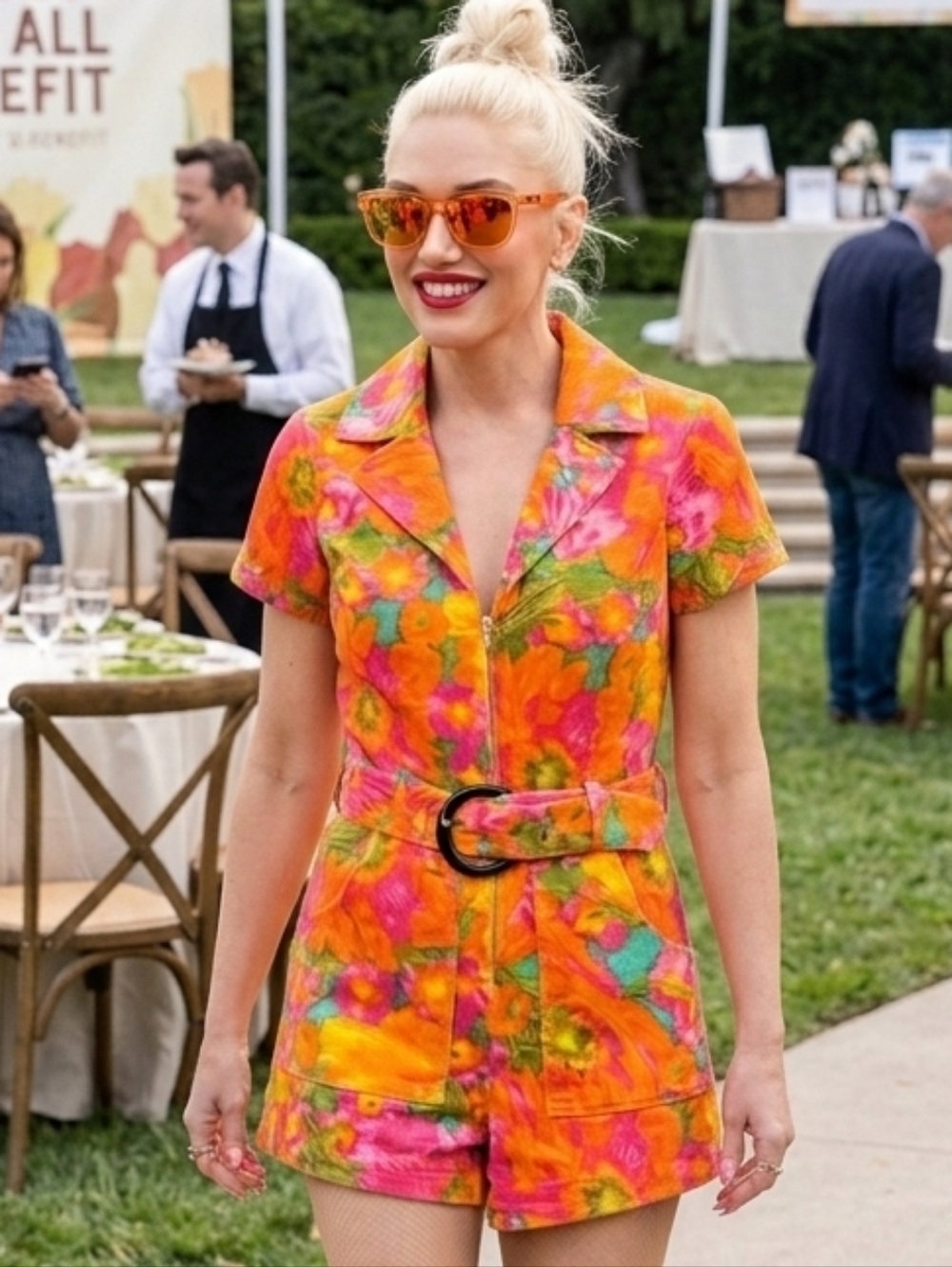 🧡 New w/ Tags! Show Me Your MuMu "Miss Malibu" Belted Outlaw Romper, XS
